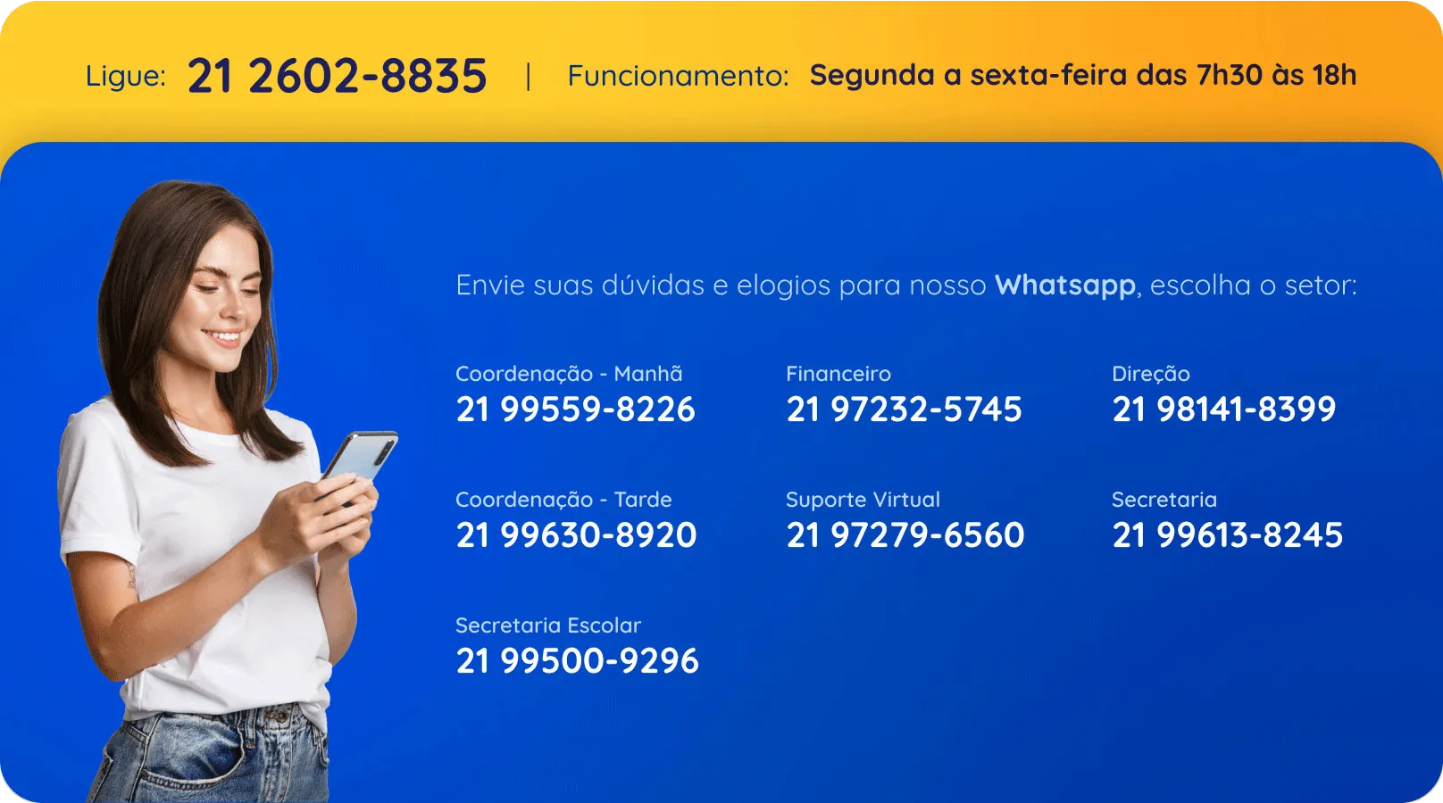 Contatos e WhatsApp